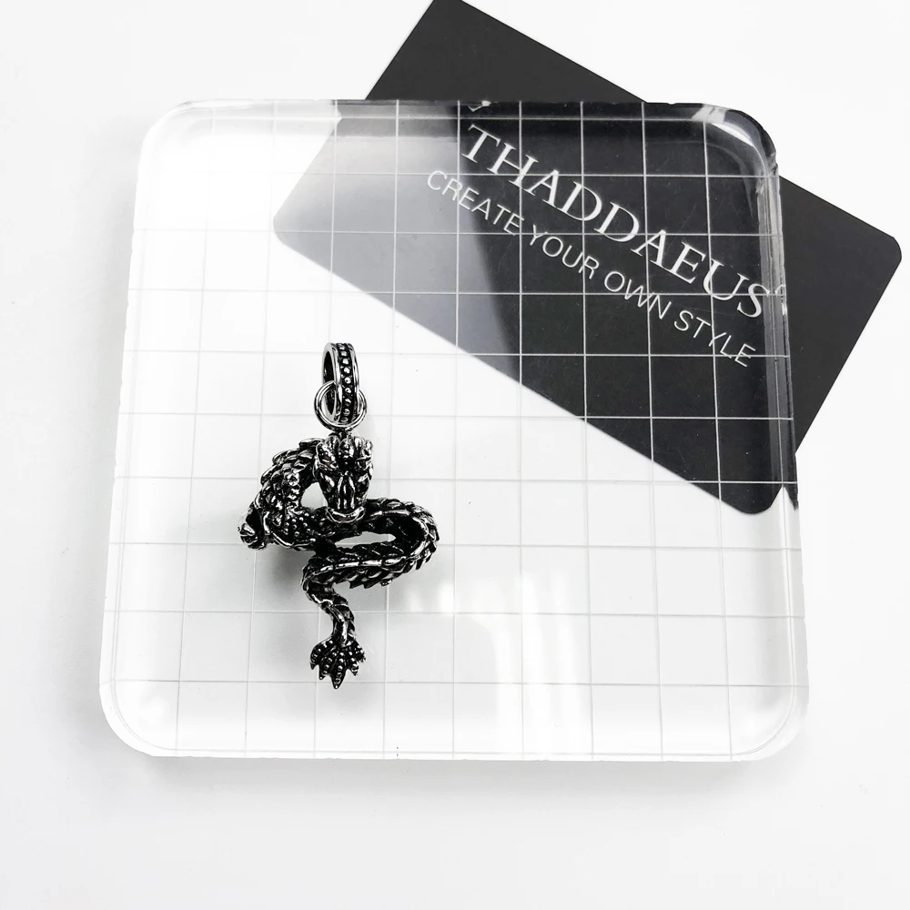Pendant Dragon Brand New Punk Fashion Jewelry Europe 925 Sterling Silver Accessories Gift For Women & Rebel Men