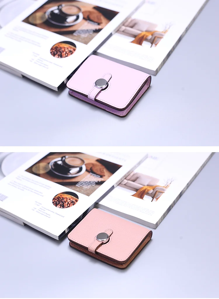 Genuine Leather Unisex Money Bag Luxury Design Famous Brand Hasp Square Wallet Fashion Card Holders Women Small Coin Purses