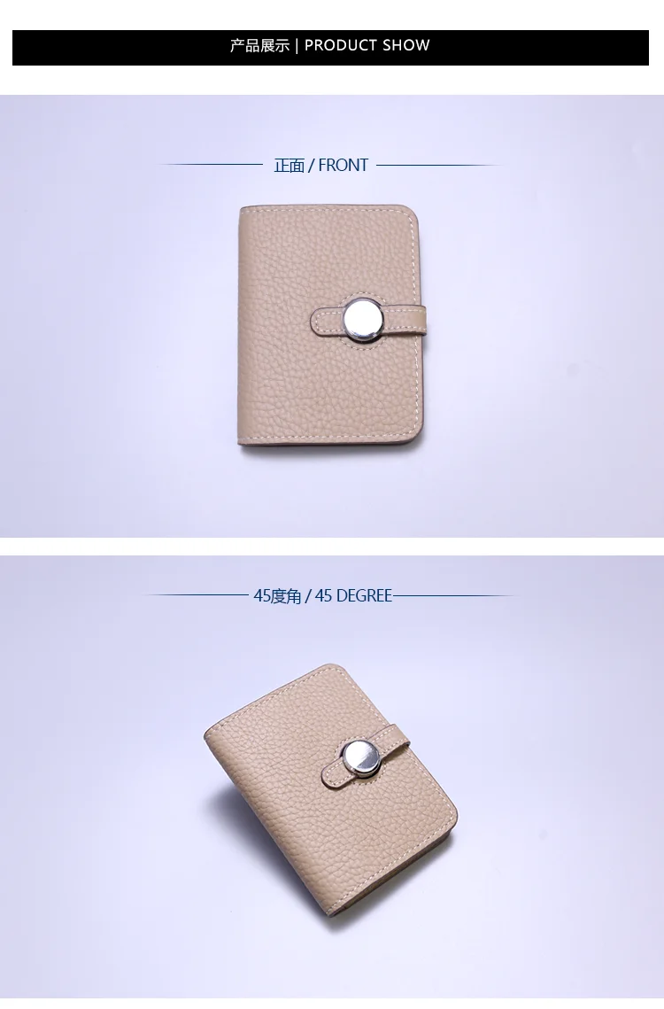 Genuine Leather Unisex Money Bag Luxury Design Famous Brand Hasp Square Wallet Fashion Card Holders Women Small Coin Purses