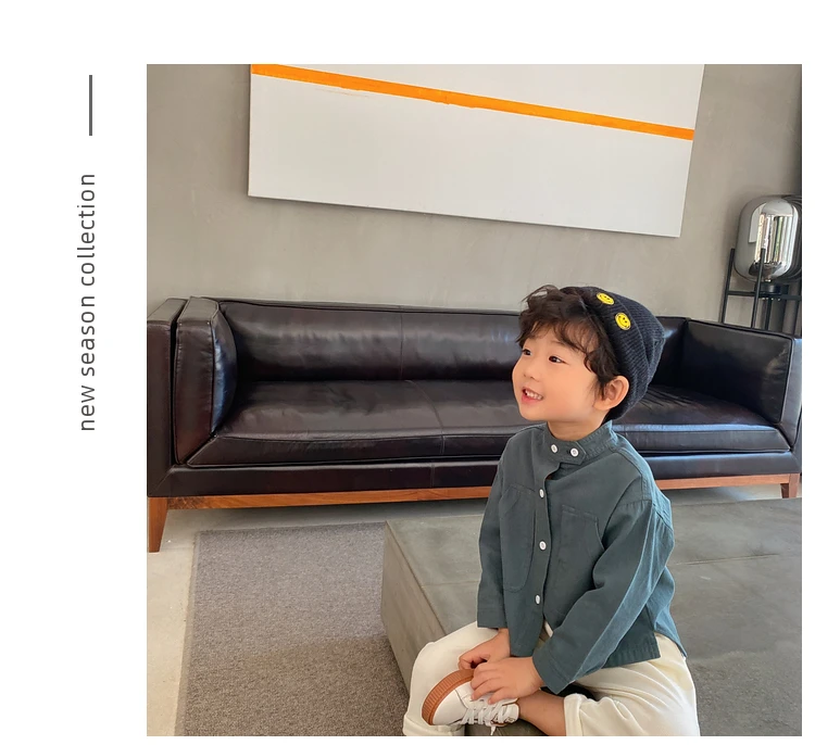 80-140 Cm Spring Autumn Girls Boys Casual Long Sleeve Shirt Baby Kids Children Leisure Blouse