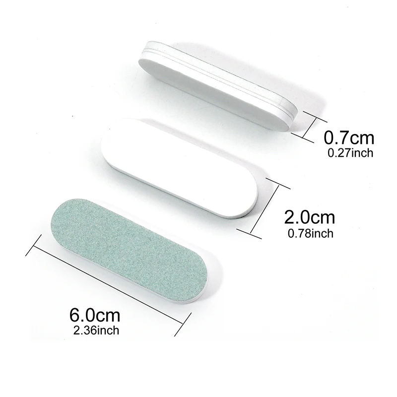 50/100 Pcs/Lot Nail Buffer Polishing Strip Green/White Sanding 600/3000 Sponge Manicure Tools Washable Buffing Blocks for Nails