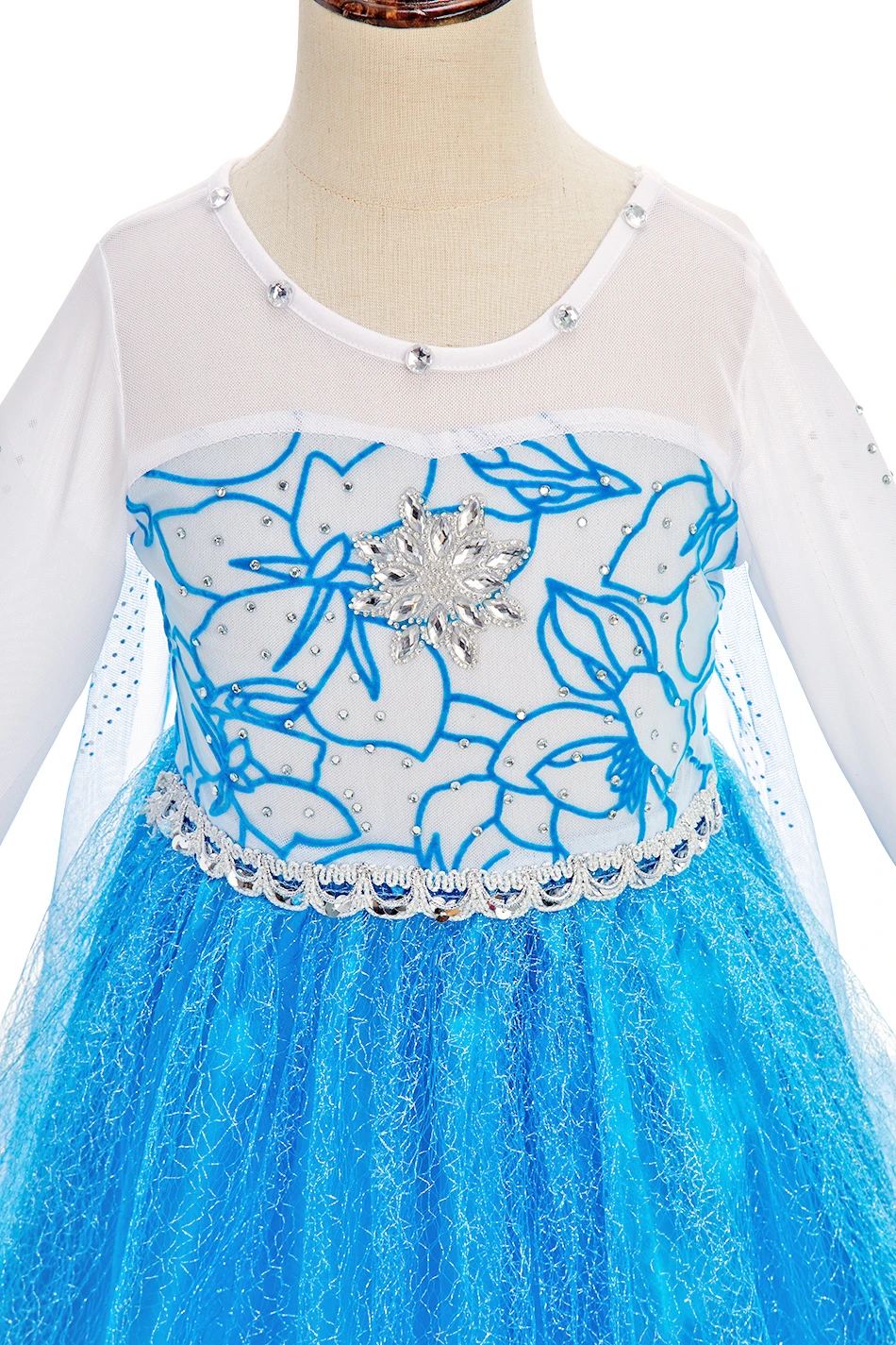 Little Girl Rapunzel Costume Party Fancy Princess Dress Christmas Cosplay Belle Sleeping Beauty Cinderella Carnival Disguise