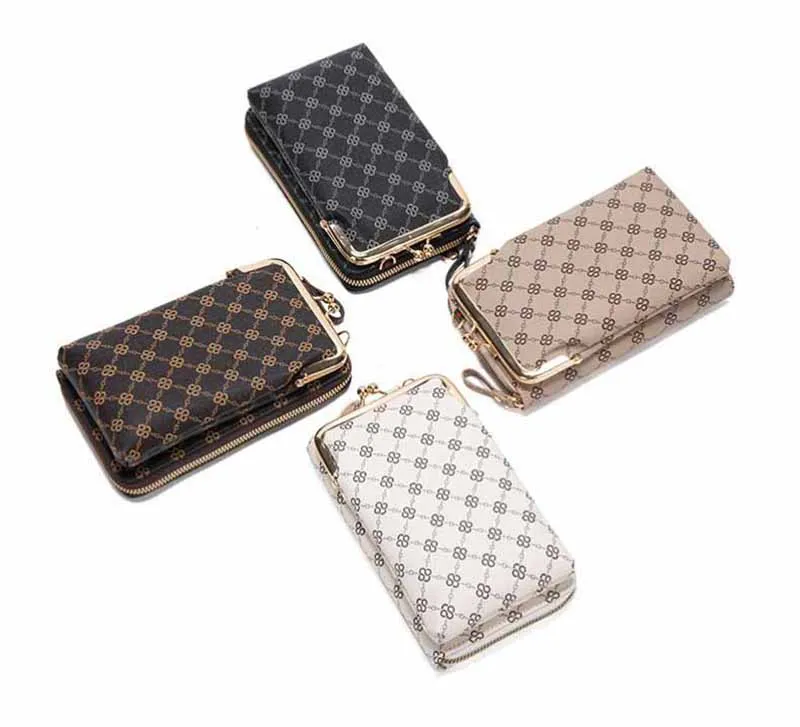 Fashion Women's Shoulder Bag PU Leather Crossbody Bags Zipper Card Holder Wallets Cell Phone Handbag for Women Ladies Gifts