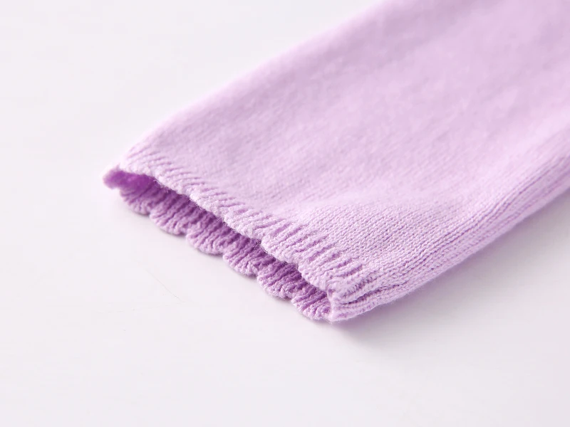 Spring and Autumn Newborn Baby Girl Shawl Cotton Sweater Knit Sweater Embroidered Thin Knitted Jacket