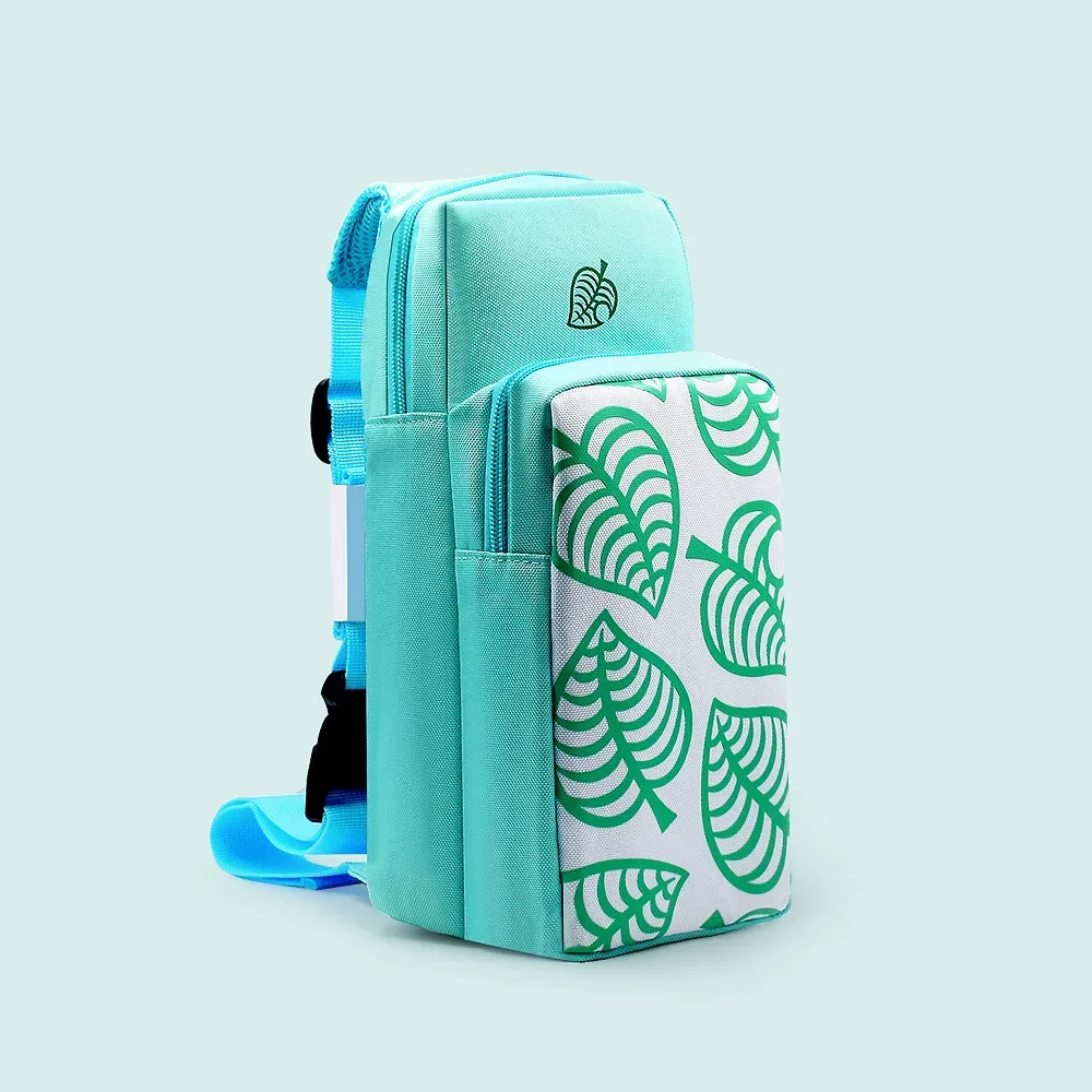 Shoulder Bag Animal Crossing Leaves Case For Nintendo Switch Console Adjust Carrying Storage Bag Travel Protection Cute For Kid
