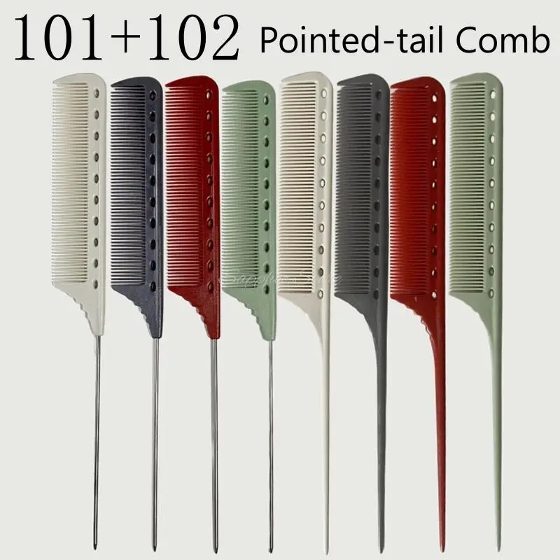 Anti Frizz Pointed-tail Comb 1pc 18cm Resin Classic Multifunctional Haircut Comb For Salon Hairdressing Japanese G01 G02