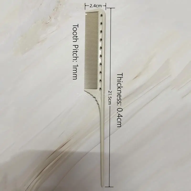 Anti Frizz Pointed-tail Comb 1pc 18cm Resin Classic Multifunctional Haircut Comb For Salon Hairdressing Japanese G01 G02