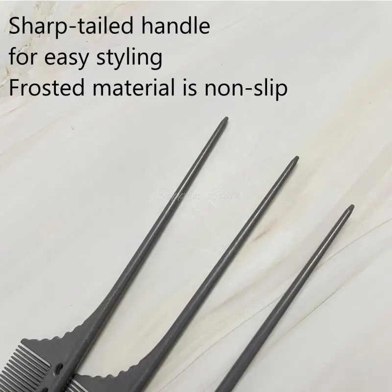 Anti Frizz Pointed-tail Comb 1pc 18cm Resin Classic Multifunctional Haircut Comb For Salon Hairdressing Japanese G01 G02