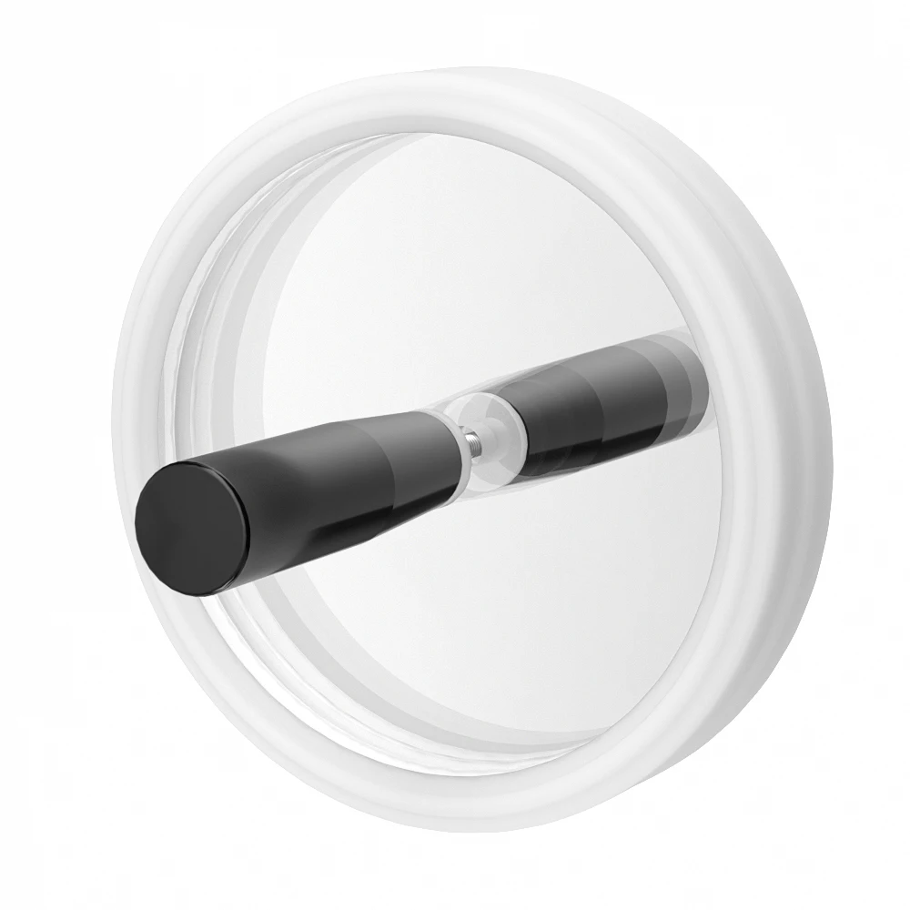 LP Vinyl Record Cleaner Clamp Vinyl Record Label Saver Protector Waterproof Clean Tool With Handle Use For 7-12 Inch EPs LPs