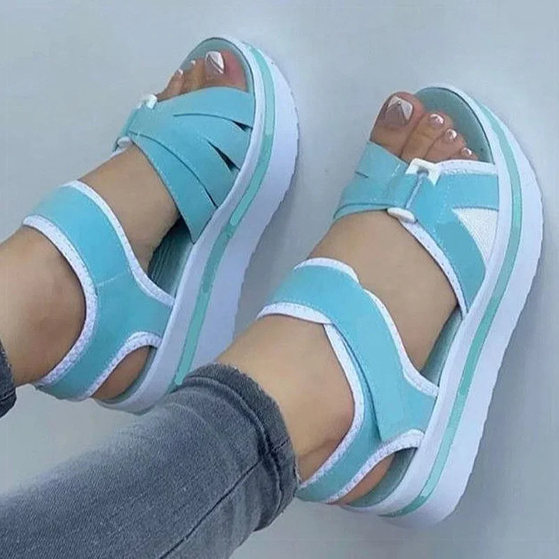Women's Wedges Platform Sandals Summer 2024 New Woman Fashion Casual Sandals Heeled Shoes Female Footwear Wedges Shoes