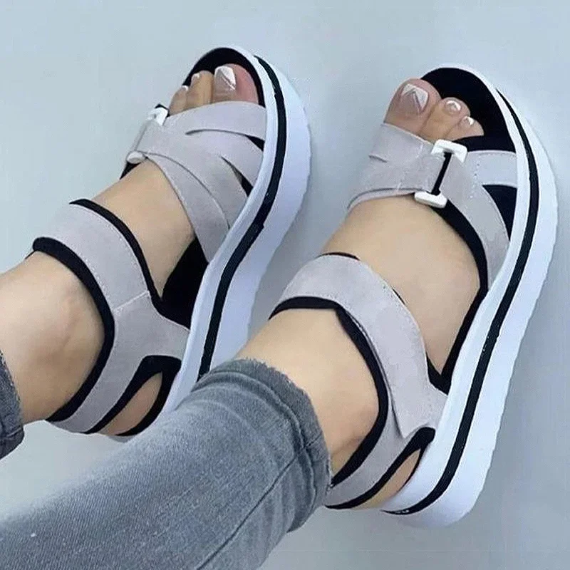 Women's Wedges Platform Sandals Summer 2024 New Woman Fashion Casual Sandals Heeled Shoes Female Footwear Wedges Shoes
