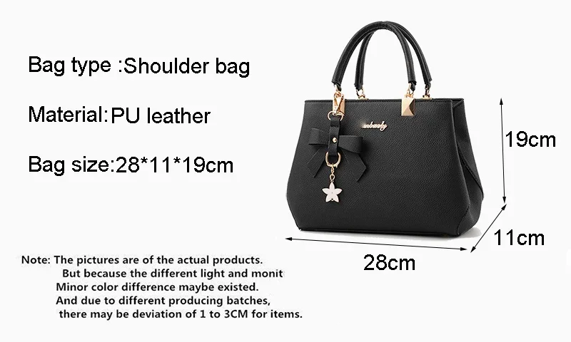 New Elegant Shoulder Bag for Women Luxury Designer Handbags Female Bags Plum Bowknot Sweet Messenger Crossbody Bag
