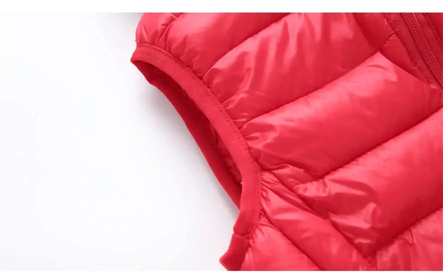 Teenagers Boys Girls Warm Down Vest Autumn Winter Cotton Waistcoat Kids Outerwear Children Clothing Hooded Jacket Vests