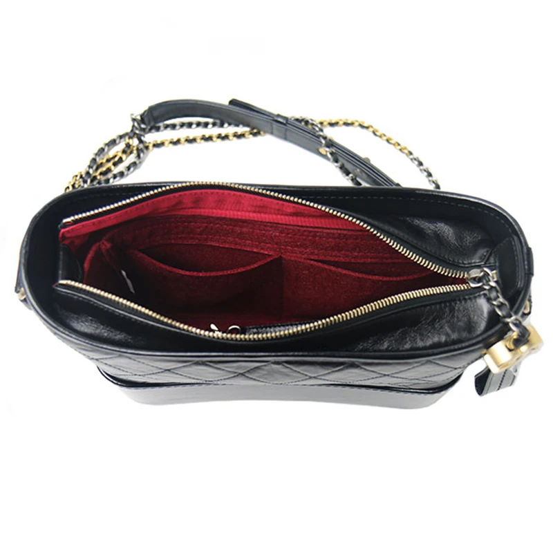 Felt Cloth Liner Bag For GABRIELLE Handbag Women Makeup Organizer Felt Insert Bag Liner Travel Organizer Portable Cosmetic Bag