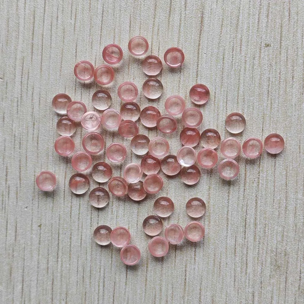Wholesale 100pcs Fashion Good Quality Natural Stone Round Cab Cabochon Beads 6mm for Jewelry Accessories Making