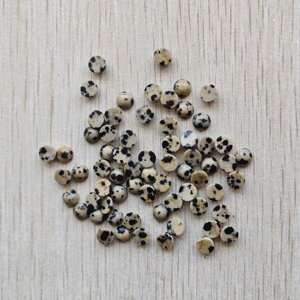 Wholesale 100pcs Fashion Good Quality Natural Stone Round Cab Cabochon Beads 6mm for Jewelry Accessories Making