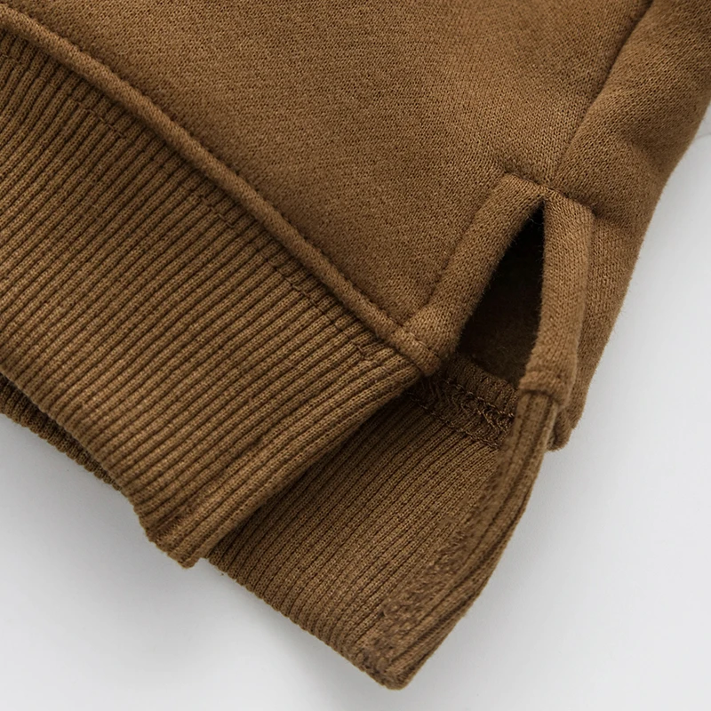 Kids Clothes Boys And Girls Cotton Plush Warm Sweatshirts Autumn Winter New Children's Lapel Casual Loose Long-Sleeved Sweaters