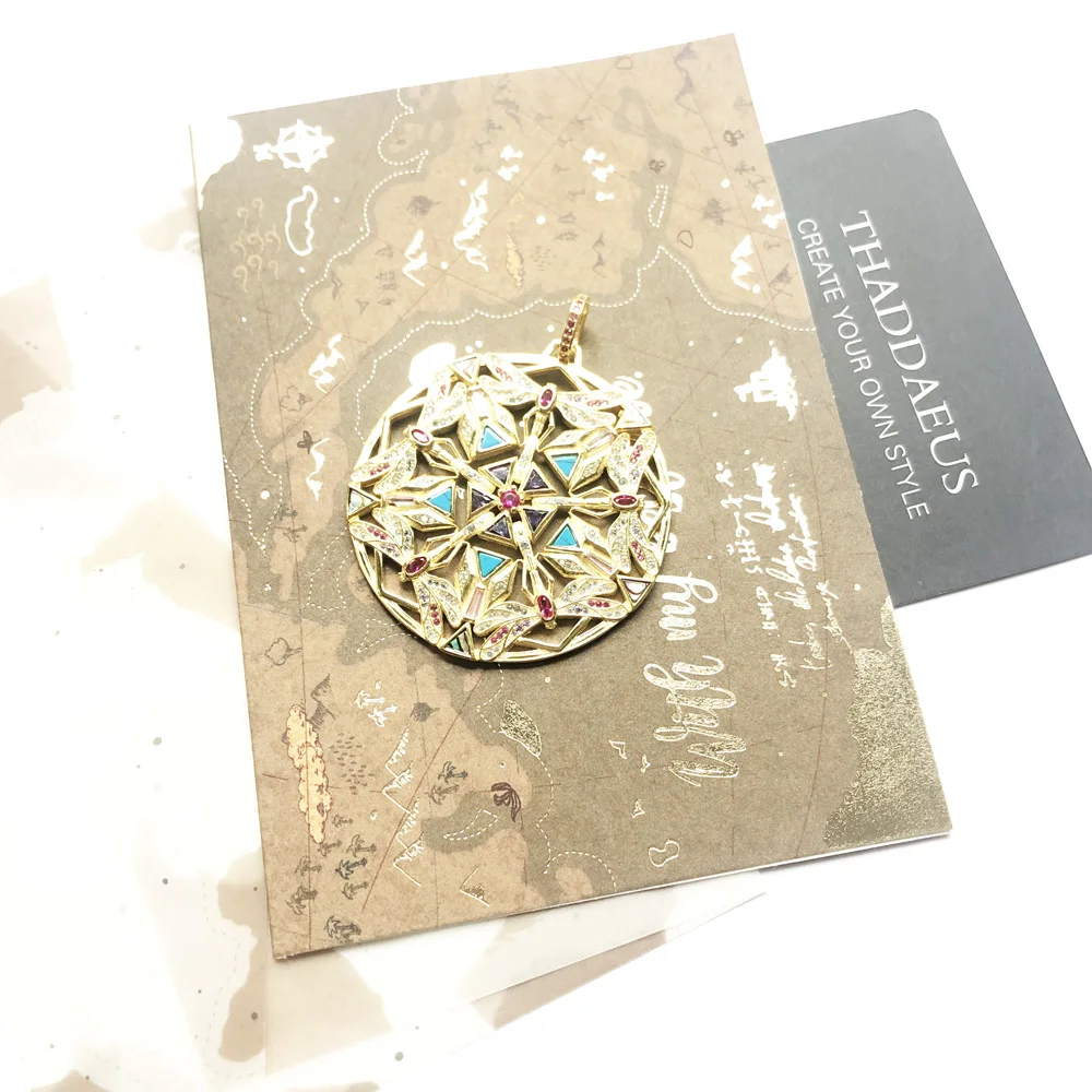 Pendant Amulet Kaleidoscope Dragonfly Brand New Jewelry Europe Bijoux 925 Sterling Silver Elaborate Gift For Woman