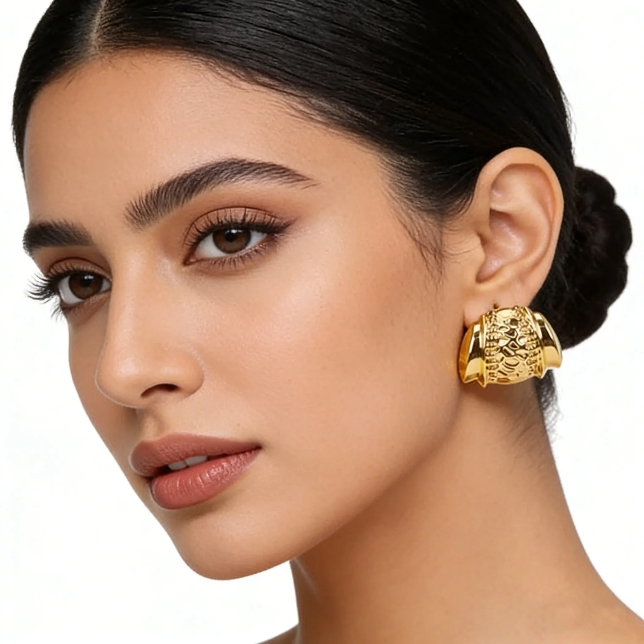 African Women Jewelry Set Pendant Necklace Earrings Weddings Design Bracelet Ring Jewellery Party Bridal Dubai Accessory Gift