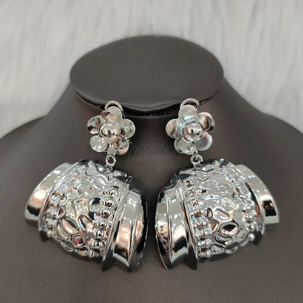 African Women Jewelry Set Pendant Necklace Earrings Weddings Design Bracelet Ring Jewellery Party Bridal Dubai Accessory Gift