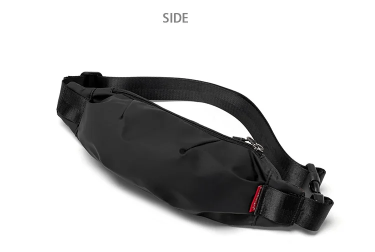 Men's Minimalist Crossbody Bag Waterproof Sling Bag Casual Chest Bag for Daily Commute Fashion Lightweight Fanny Pack