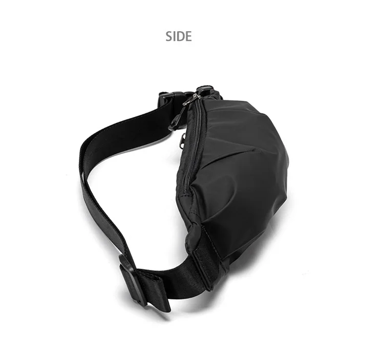 Men's Minimalist Crossbody Bag Waterproof Sling Bag Casual Chest Bag for Daily Commute Fashion Lightweight Fanny Pack