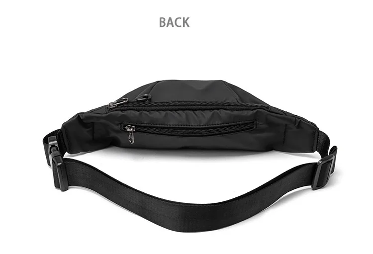 Men's Minimalist Crossbody Bag Waterproof Sling Bag Casual Chest Bag for Daily Commute Fashion Lightweight Fanny Pack