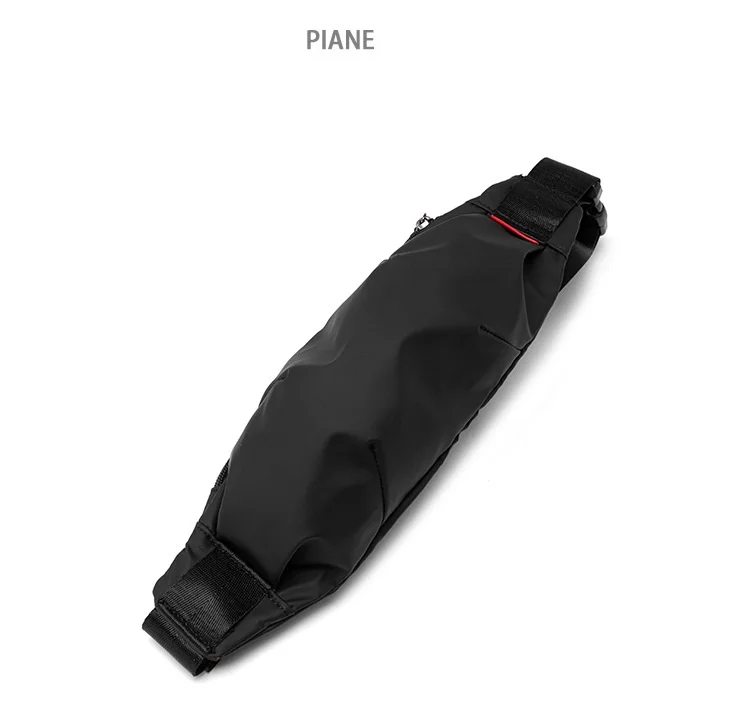 Men's Minimalist Crossbody Bag Waterproof Sling Bag Casual Chest Bag for Daily Commute Fashion Lightweight Fanny Pack
