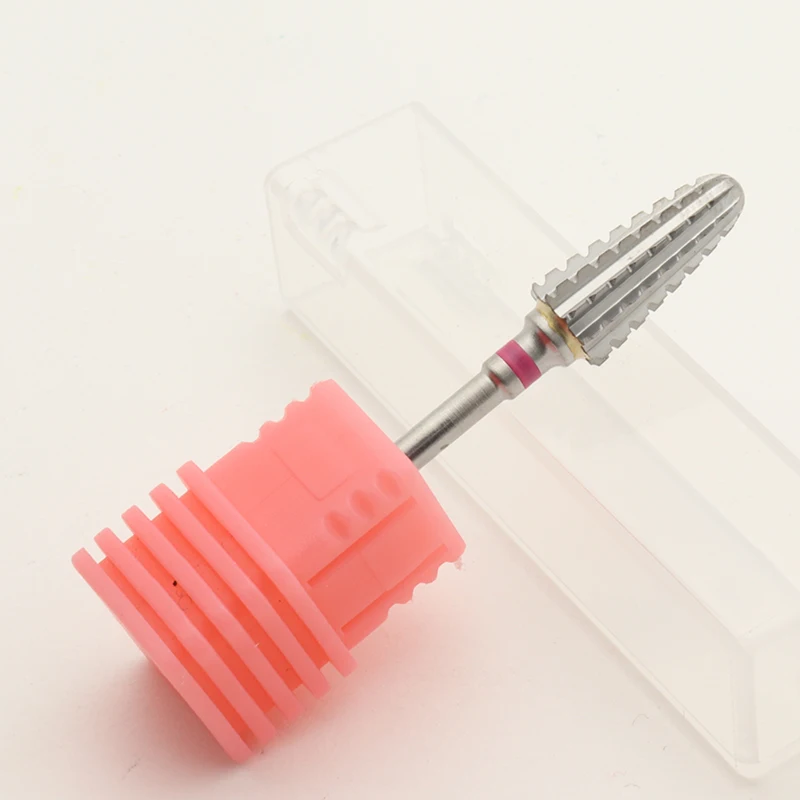 New! 5 in 1 Tapered Safety Carbide Nail Drill Bits With Cut Drills Carbide Milling Cutter Manicure Remove Gel Nails Accessories