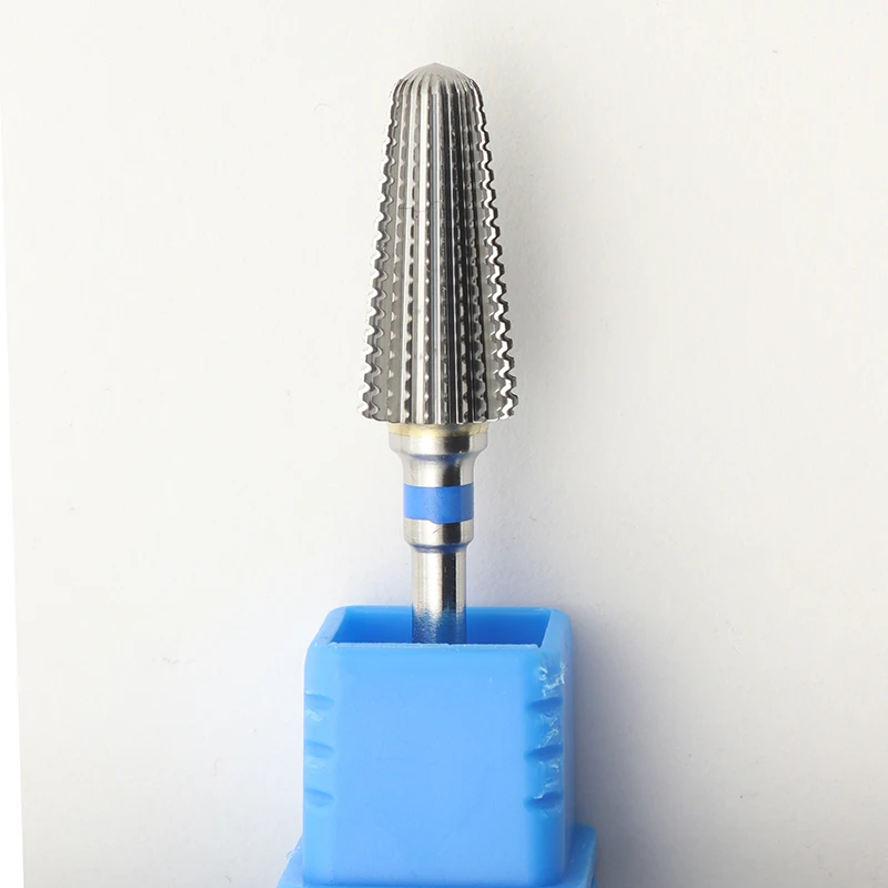 New! 5 in 1 Tapered Safety Carbide Nail Drill Bits With Cut Drills Carbide Milling Cutter Manicure Remove Gel Nails Accessories