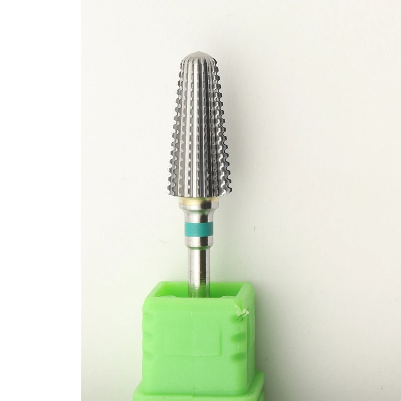 New! 5 in 1 Tapered Safety Carbide Nail Drill Bits With Cut Drills Carbide Milling Cutter Manicure Remove Gel Nails Accessories