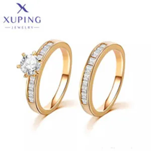 Xuping Jewelry Fashion Hot Selling Square Simple Earrings Stone Platinum Earring for Women Trendy Jewellery Gift X001256365