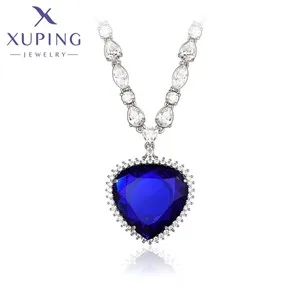 Xuping Jewelry Fashion Hot Selling Square Simple Earrings Stone Platinum Earring for Women Trendy Jewellery Gift X001256365