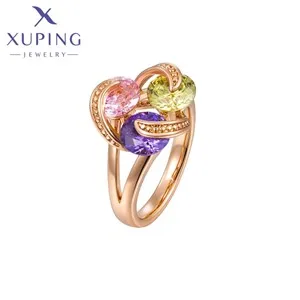 Xuping Jewelry Fashion Hot Selling Square Simple Earrings Stone Platinum Earring for Women Trendy Jewellery Gift X001256365