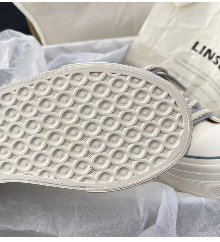 2023 New Spring Platform Vulcanized Shoes Fashion Women Canvas Shoe Casual Flat Sneakers Female Comfort Sneaker Zapatos Mujer