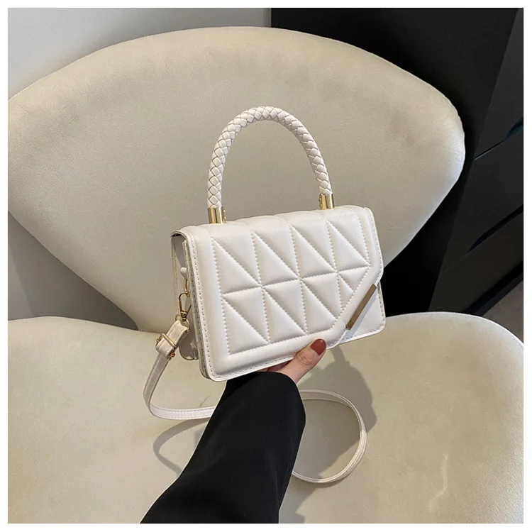 2026 New Fashion Shoulder Bag Plaid PU Leather Ladies Handbags Designer Crossbody Bags For Women