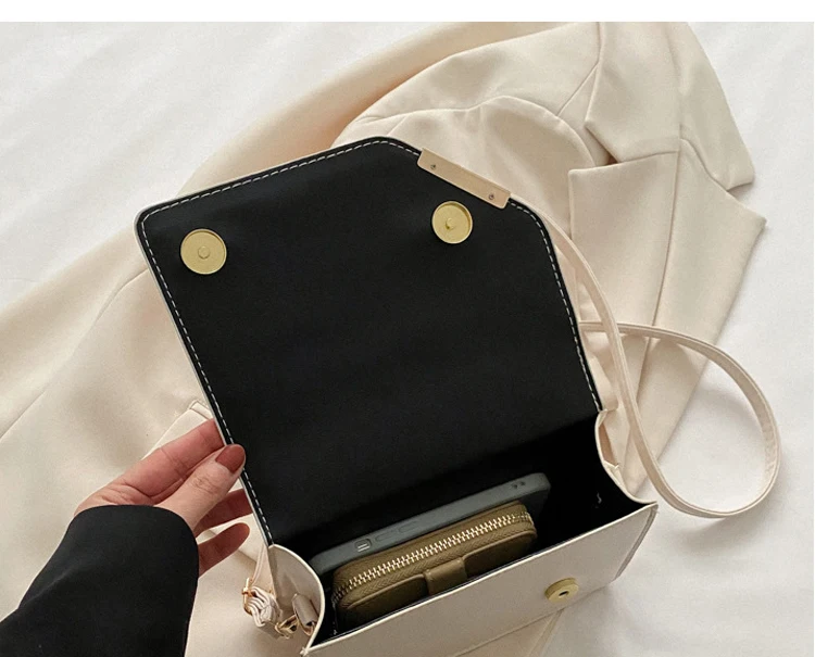 2026 New Fashion Shoulder Bag Plaid PU Leather Ladies Handbags Designer Crossbody Bags For Women