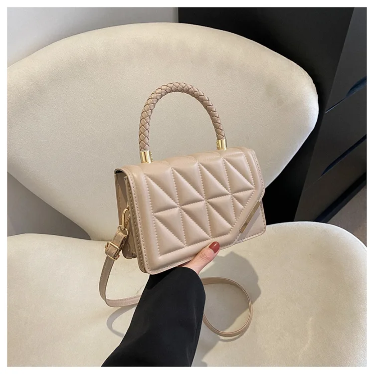2026 New Fashion Shoulder Bag Plaid PU Leather Ladies Handbags Designer Crossbody Bags For Women