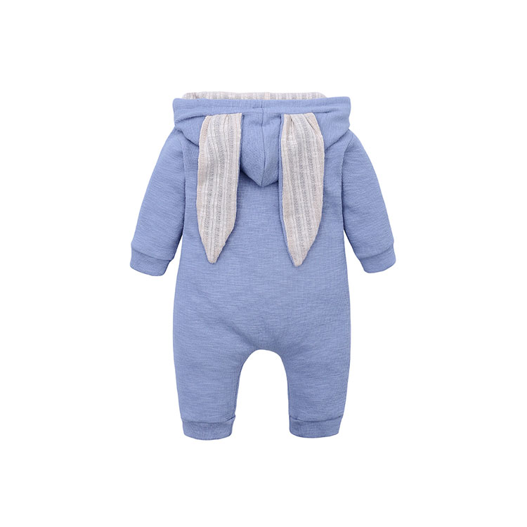 Cartoon Newborn Baby Clothes Boys Romper Long Sleeve Hooded Zipper Baby Girl Romper Spring & Autumn Infant Clothing 3-18 Months