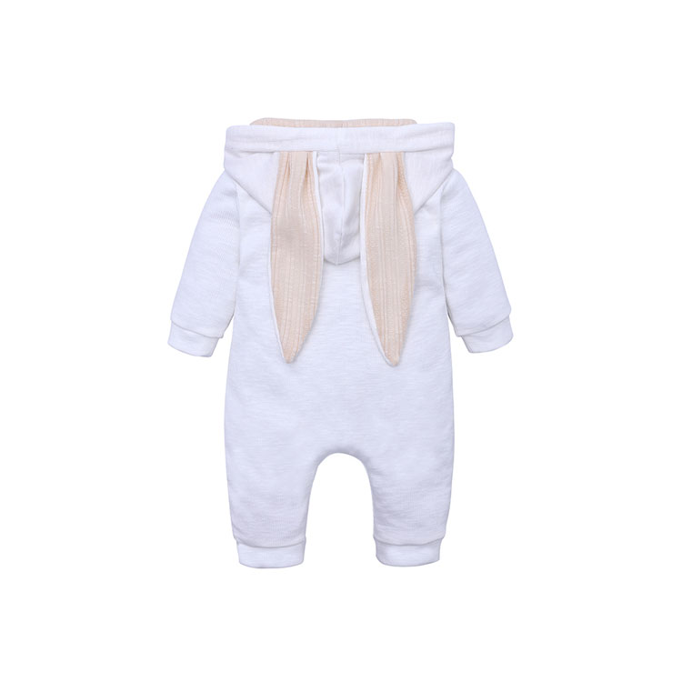 Cartoon Newborn Baby Clothes Boys Romper Long Sleeve Hooded Zipper Baby Girl Romper Spring & Autumn Infant Clothing 3-18 Months