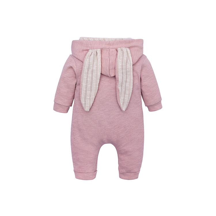 Cartoon Newborn Baby Clothes Boys Romper Long Sleeve Hooded Zipper Baby Girl Romper Spring & Autumn Infant Clothing 3-18 Months