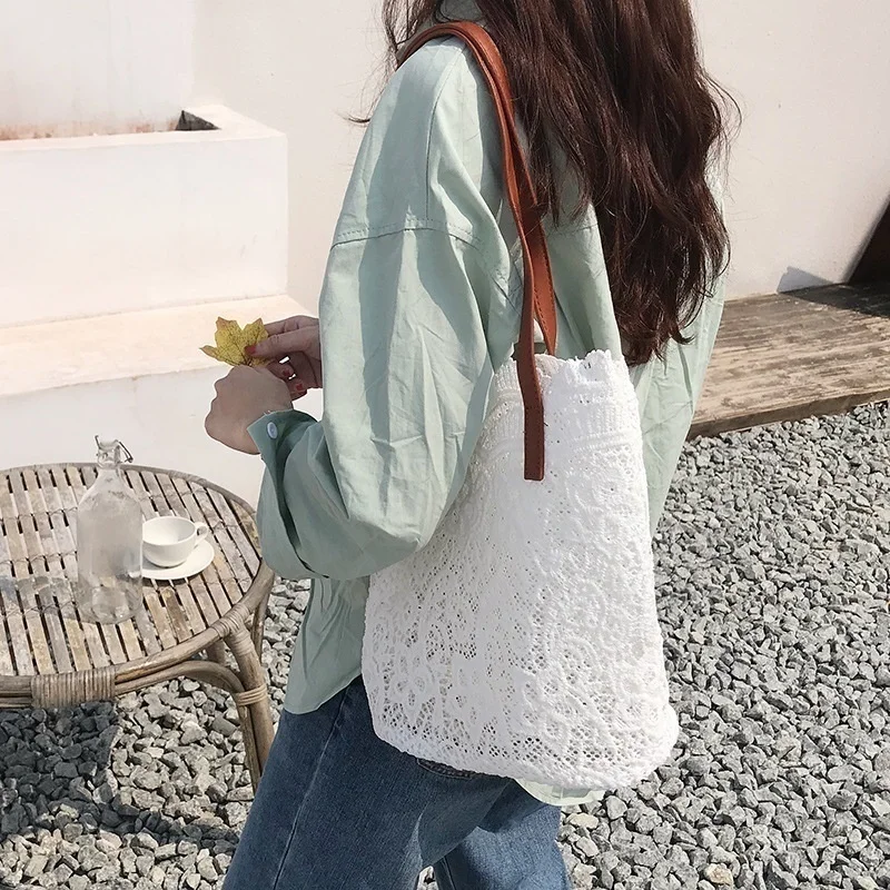 Women's Bag Shoulder Bags Leather Handbags Canvas TOP-handle Bag Luxury Fashion Lady Crossbody Bags for Women Casual Fashion