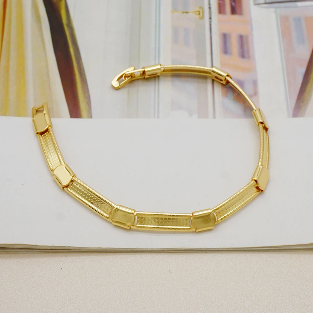 Luxury Choice Gold Color Women Jewelry Sets Necklace Earrings Bracelet Rings Sets Elegant Set Ethiopia Dubai Wedding Party Gifts