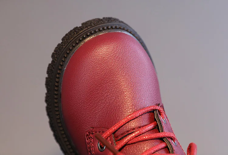 Rubber Boots for Children Boys Tide Boots Autumn Winter Warm Cotton Ankle Boots for Kindergarten Girls Kids Boots Double Zip New