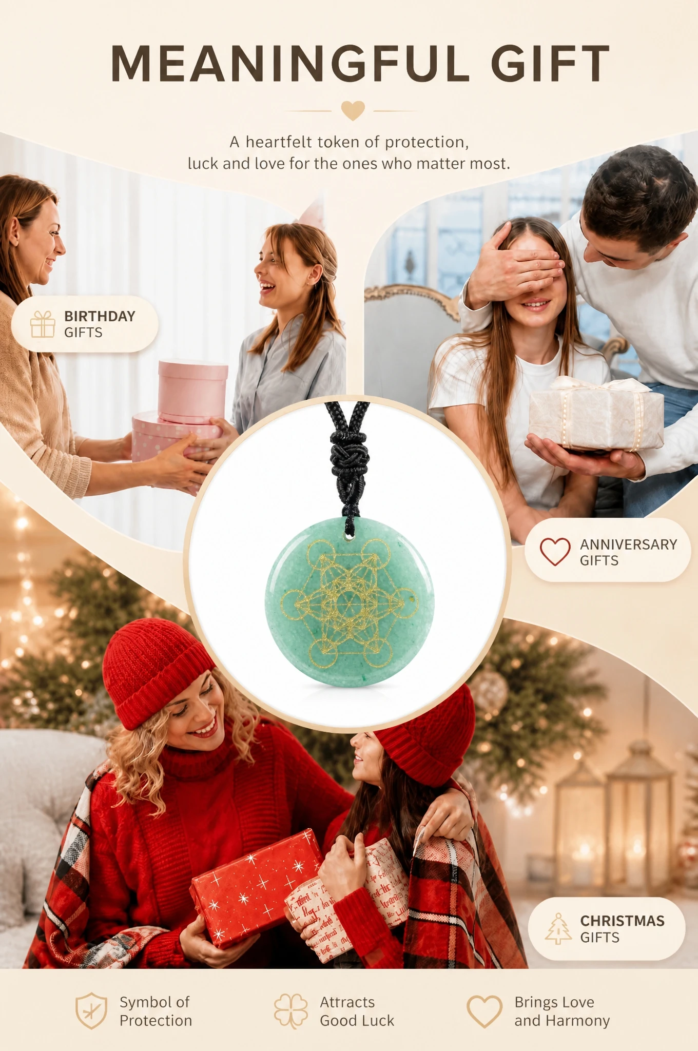 Natural Crystal Stone Metatron's Cube Multidimensional Pendants Mythology Angel Mysterious Divine Symbols Reiki Energy Necklaces