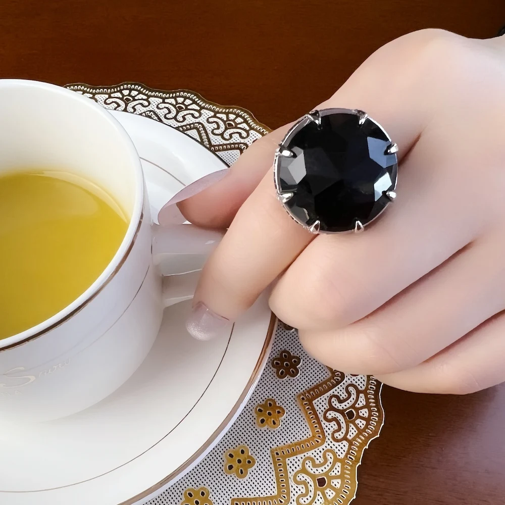 Cocktail Ring Claw,Brand New Europe Style Fine Jewerly For Women Vintage Gift In 925 Sterling Silver