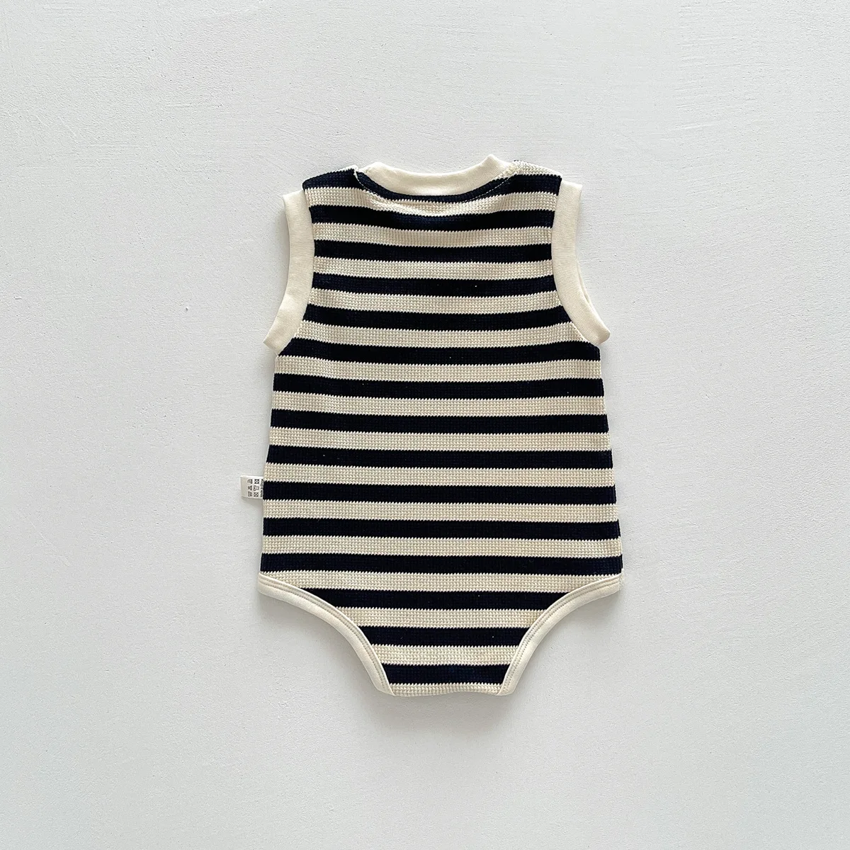 New 2023 Summer Sleeveless Knit Bodysuits Infant Baby Girls Boys One-pieces Kids Newborn Clothes- Ideal for Outdoor Activities