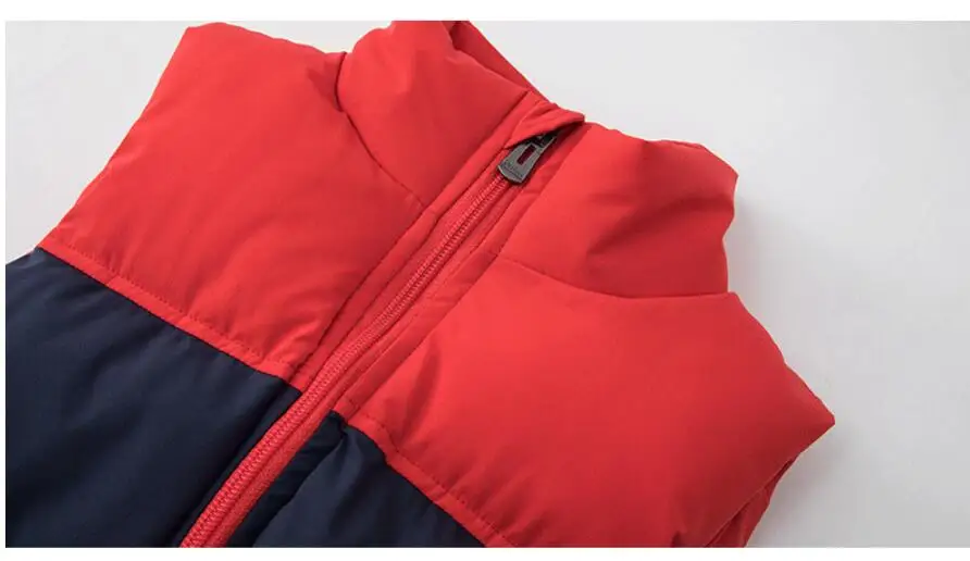 Girls Boys Down Cotton Vests Children's Warm Sleeveless Jacket Kids Waistcoat Outerwear Autumn Winter Boy's Coat