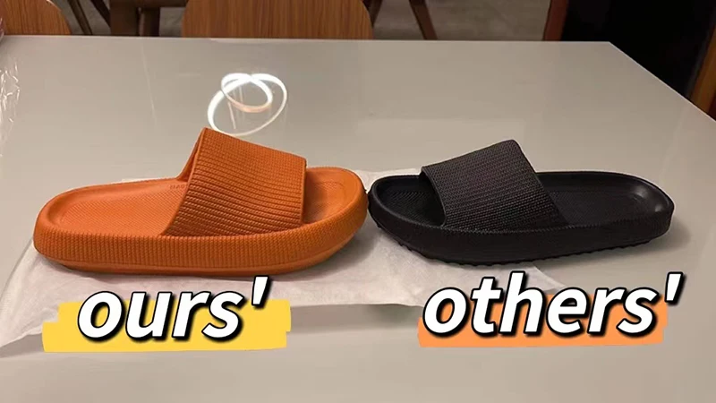 Rimocy VIP Link Thick Platform Slippers Women Men Home Bathroom Soft EVA Sandals Woman 2023 Summer Non-slip Beach Flip Flops