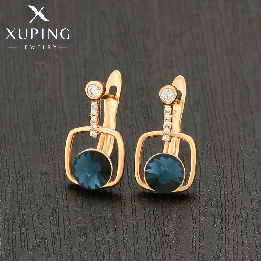 Xuping Jewelry New Arrival Crystals Earrings for Women Christmas Gift A00426806